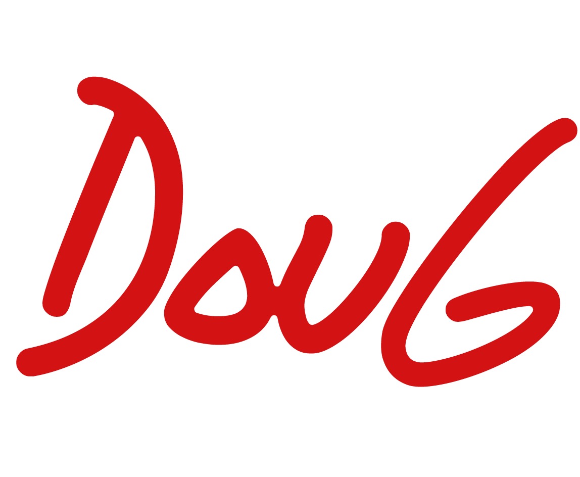 This image has an empty alt attribute; its file name is Doug-logo.jpg