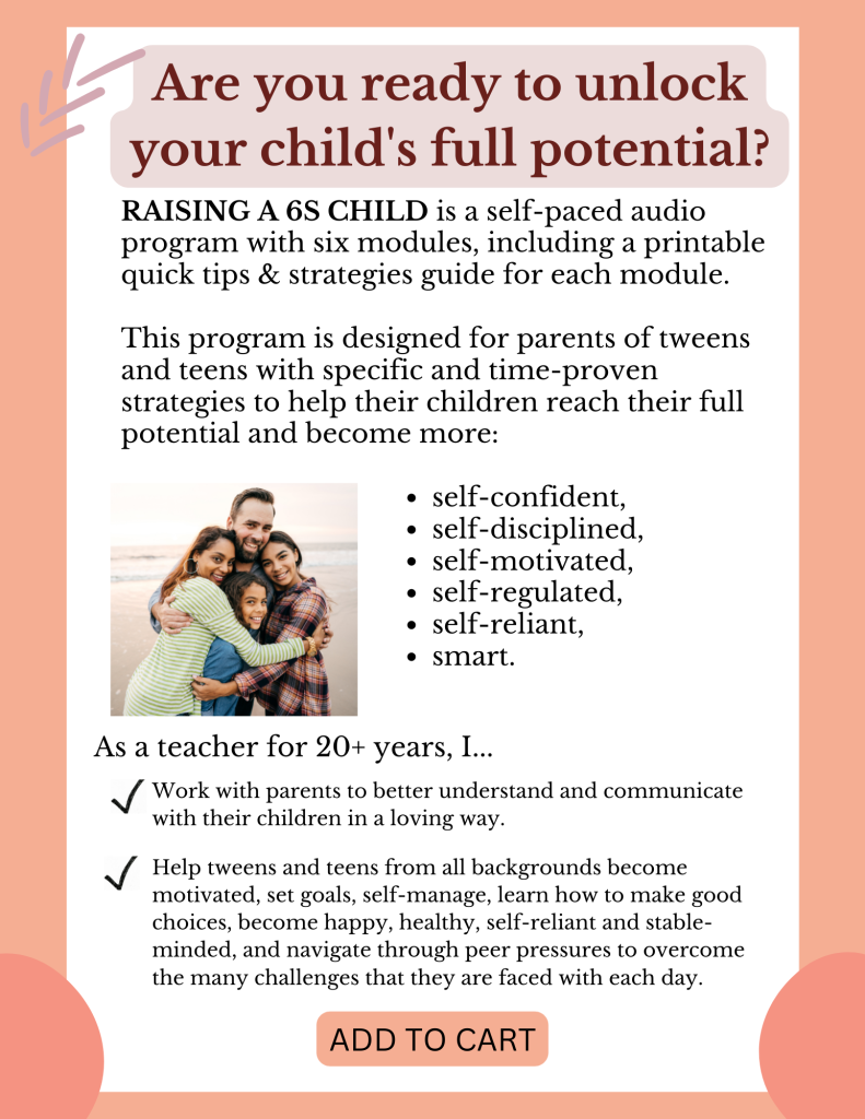 Raising a 6S Child Program Overview