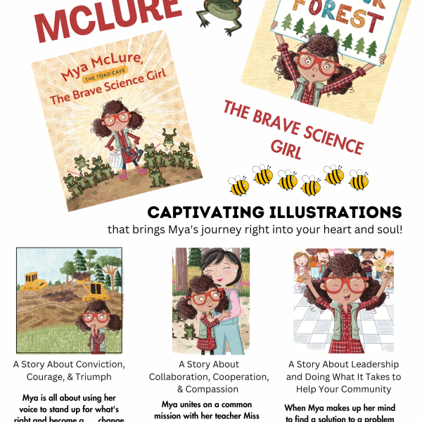 Mya McLure picture book infographic